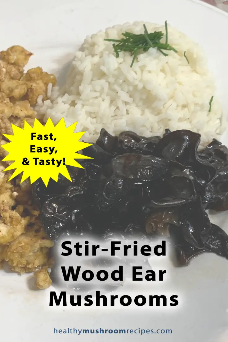 Stir Fried Wood Ear Mushrooms